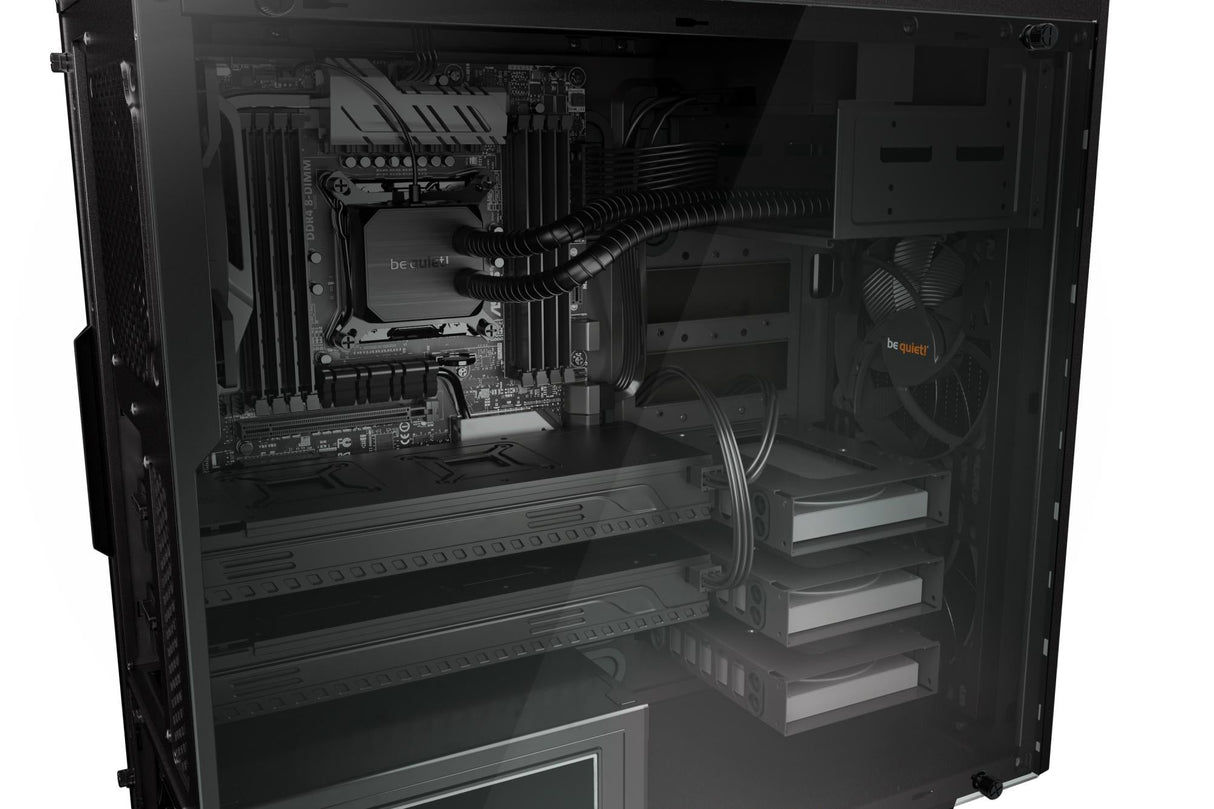 be quiet! PURE BASE 600 Window - black Be quiet