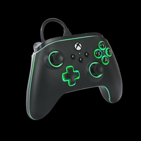 PowerA Advantage Kablet Controller - Xbox Series X/S - m/ Lumectra - Sort