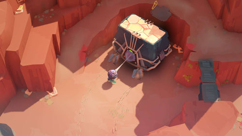 Cocoon – Nintendo Switch, japansk import – Skærmbillede med ørkenområde
