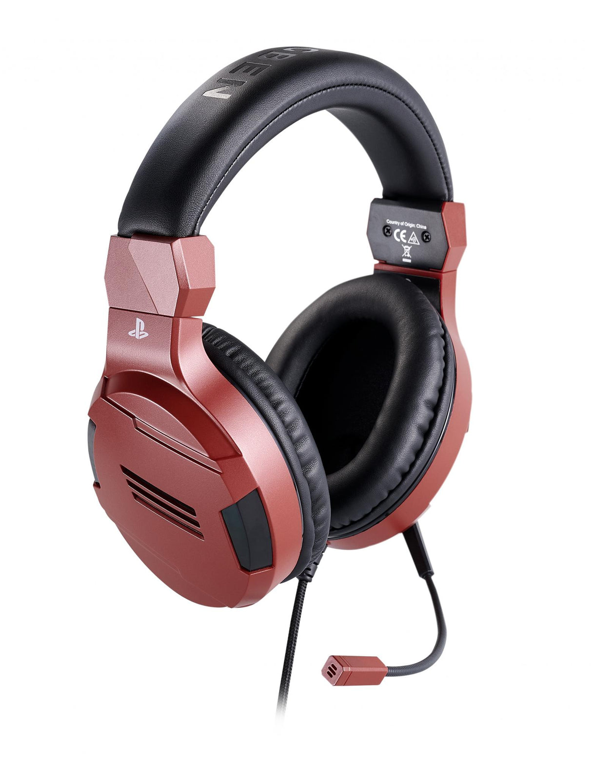 Playstation 4 HW Bigben Stereo Gaming Headset v3 (Rött)