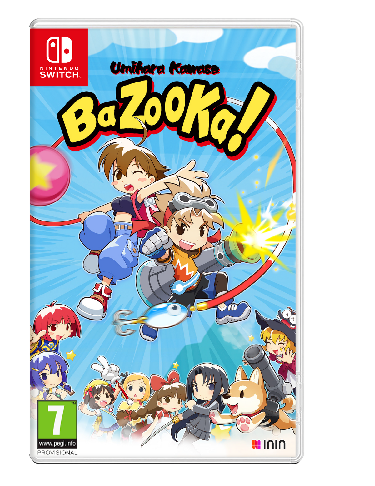 Umihara Kawase BaZooKa! – forside til Nintendo Switch
