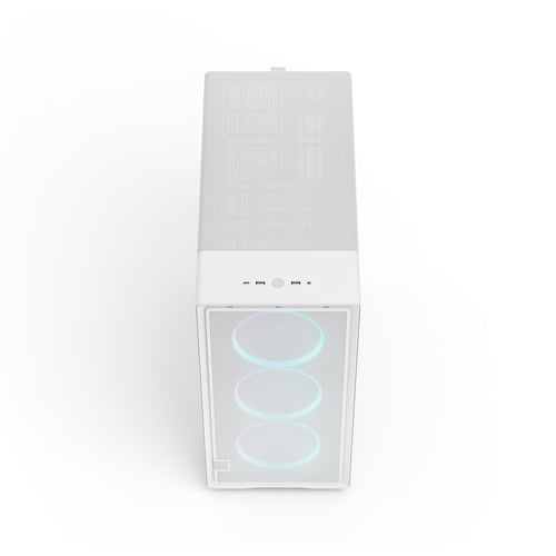 Midi Epoch XL White TG RGB Clear tint Fractal design