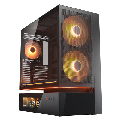 COUGAR CFV235 Vision, ARGB, Mesh, sort kabinet – produktvisning