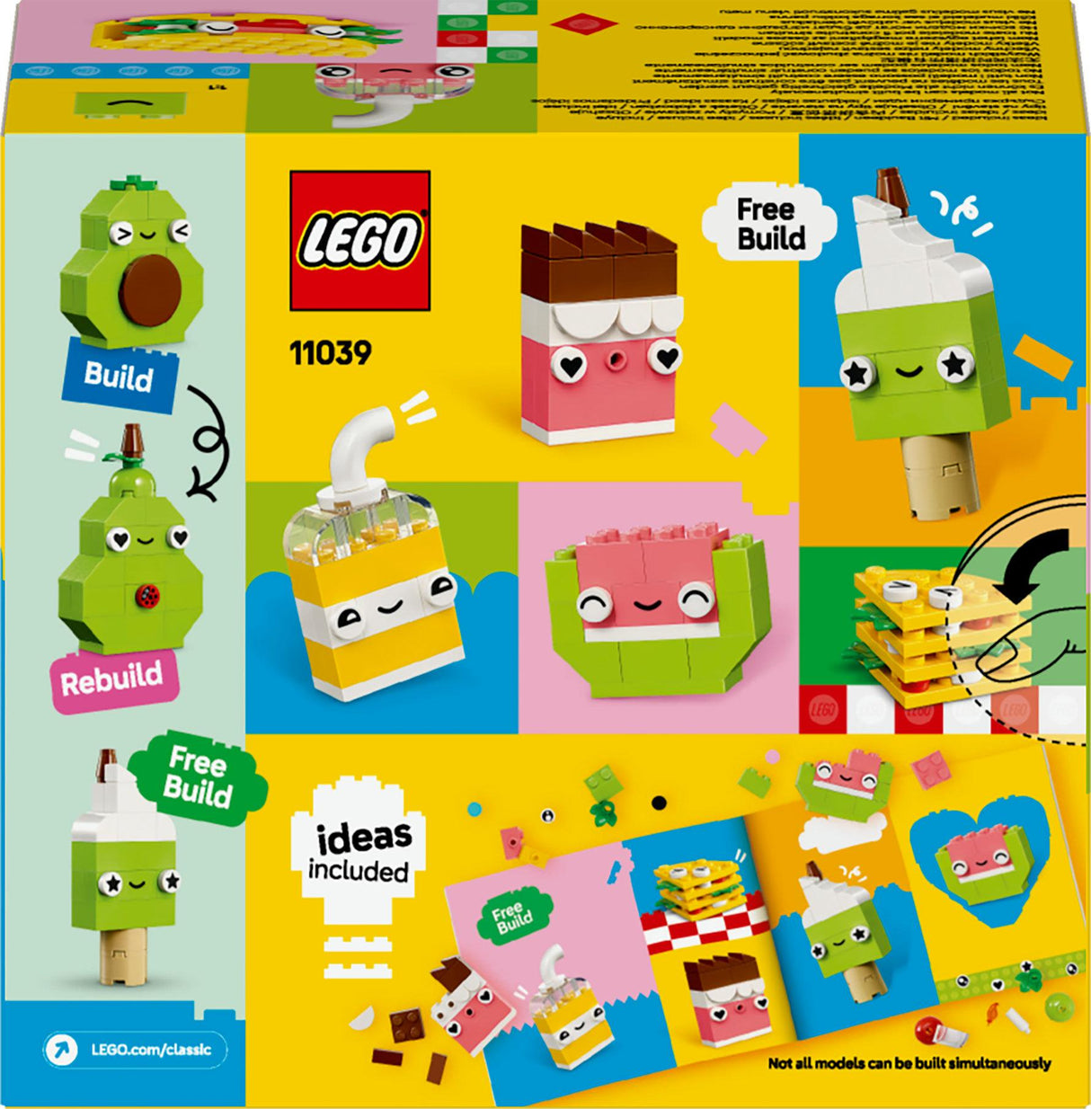 LEGO 11039 Classic creative snack building fun LEGO