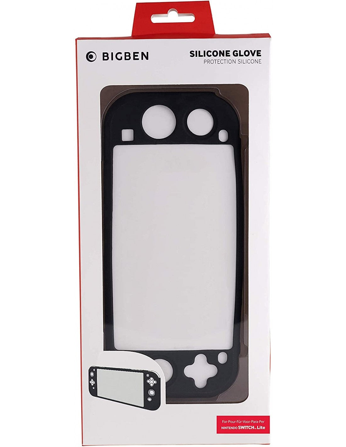 Bigben Glove – silikonecover til Nintendo Switch Lite – sort – produktbillede 2