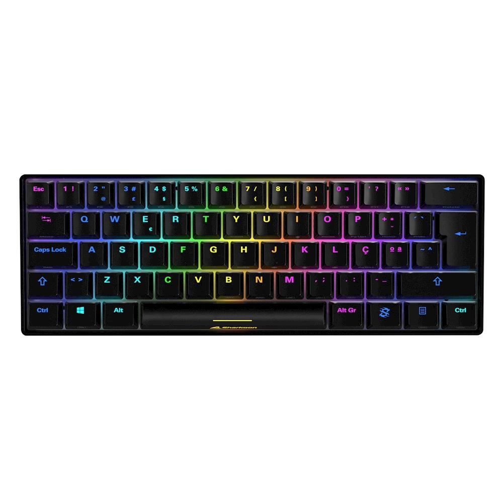 PT layout - Sharkoon SKILLER SGK50 S4, gaming keyboard (black, Kailh Red) Sharkoon
