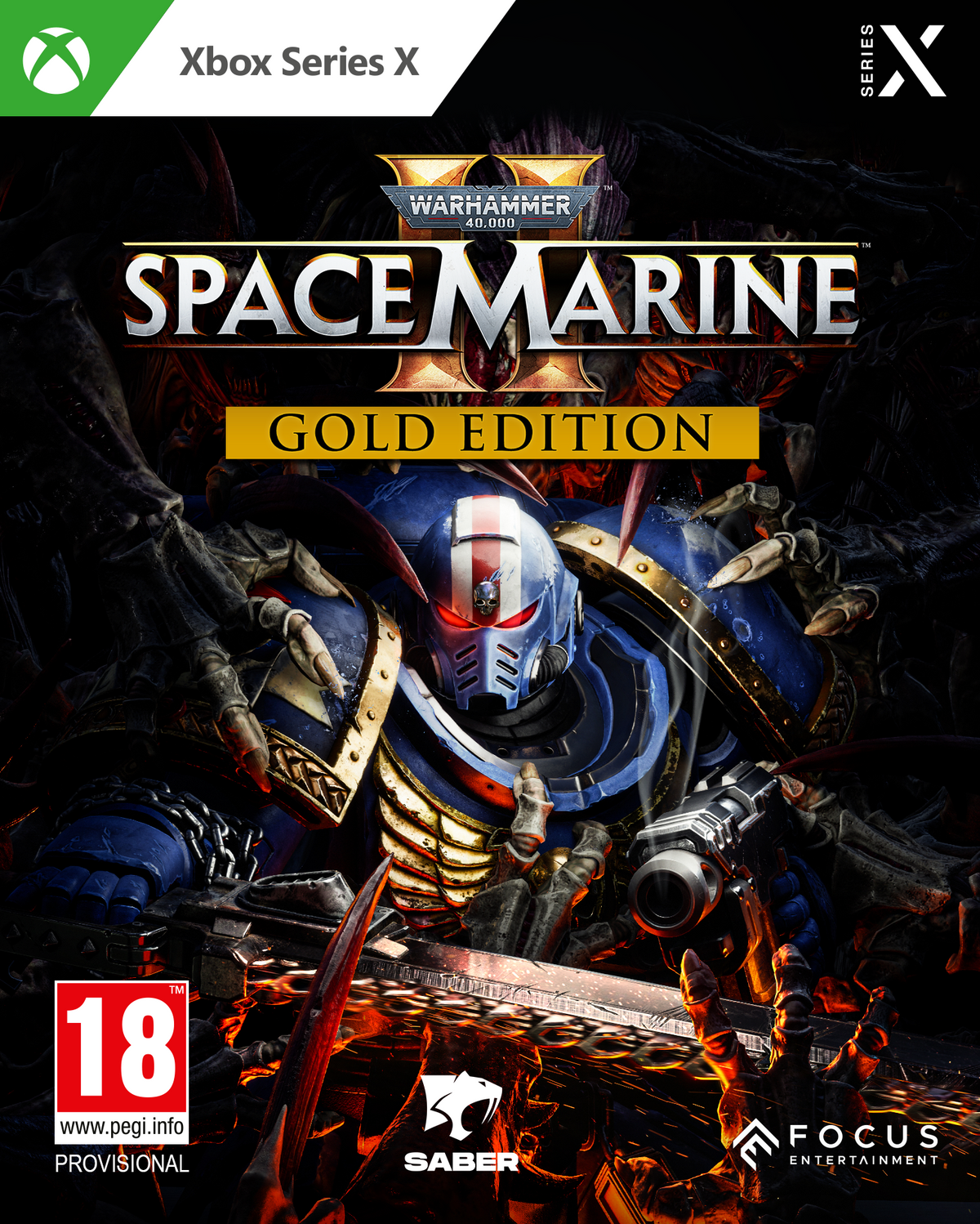 Warhammer 40,000: Space Marine 2 – Gold Edition – Xbox Series X – spilomslag