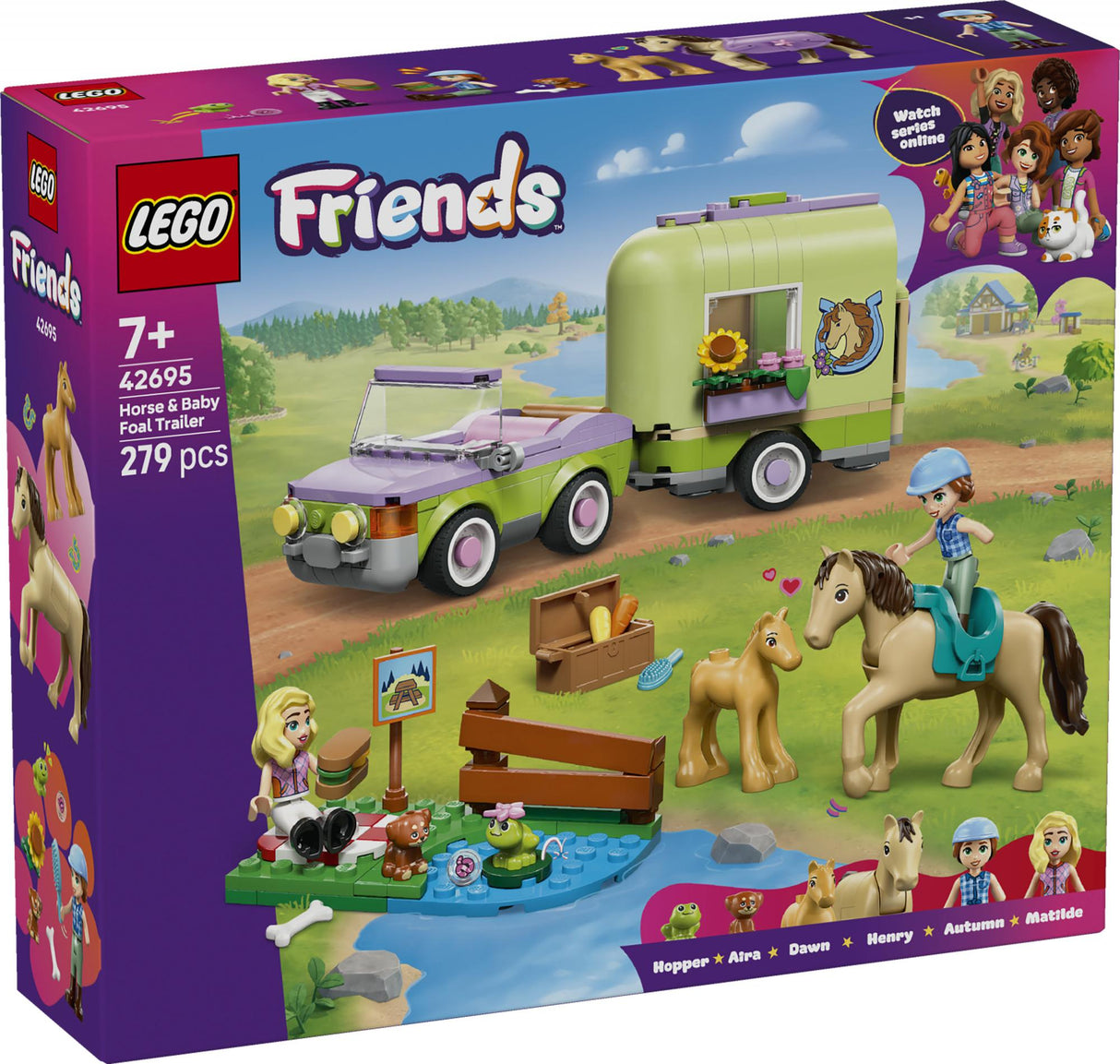 LEGO - LEGO Friends - Horse & Baby Foal Trailer (42695) LEGO