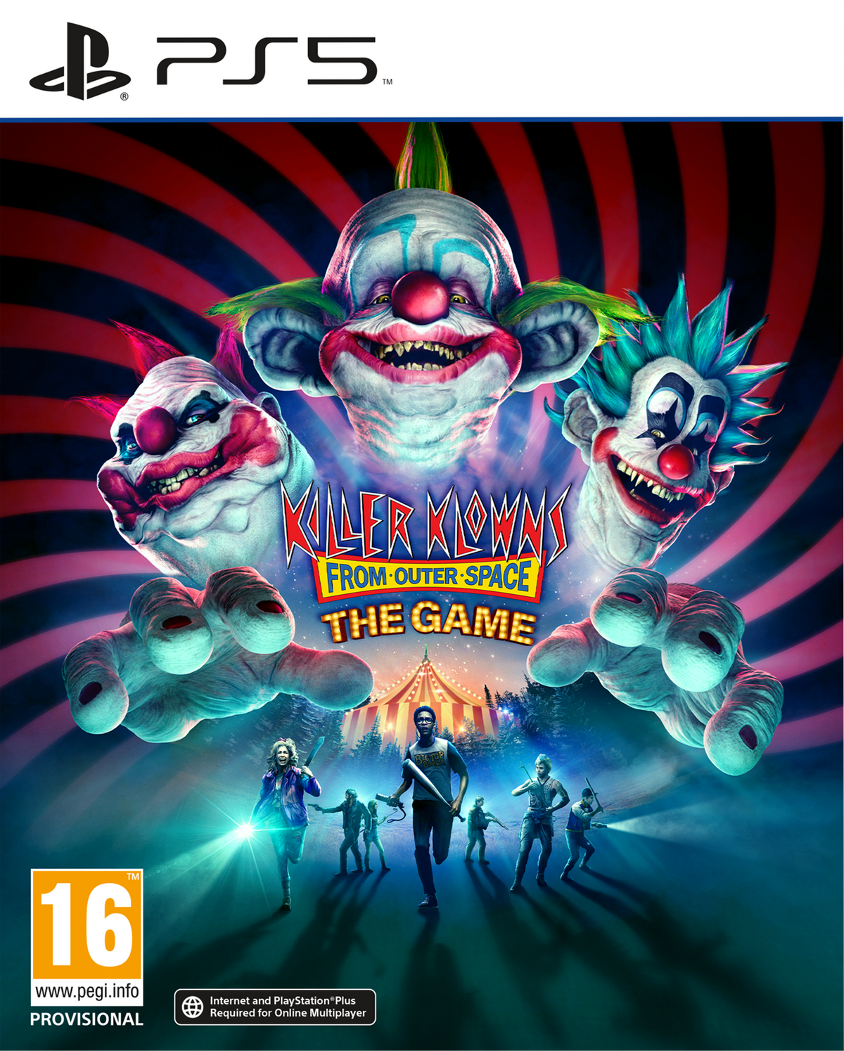 Killer Klowns from Outer Space: The Game (UK/NL) – PlayStation 5 – spilomslag