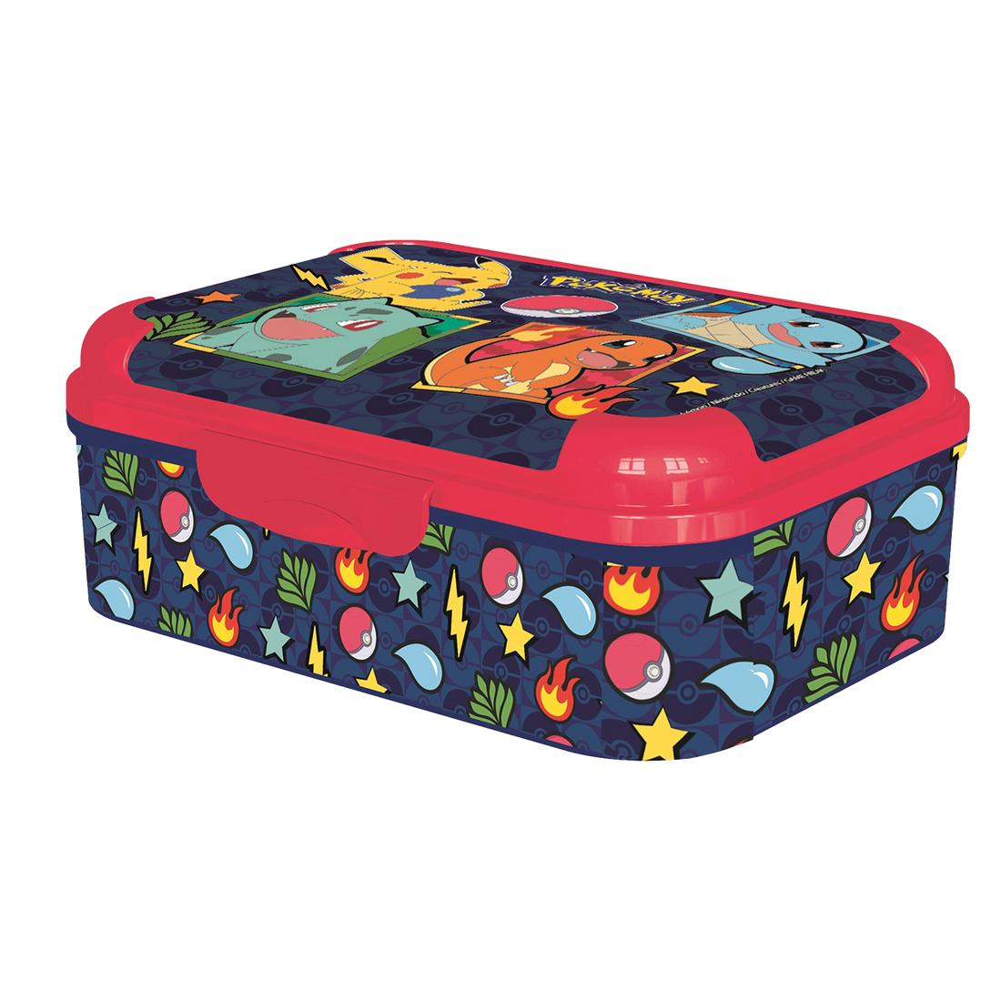 Stor - POKÉMON Asker Lunch Box - 17 x 13.5 x 6.2 cm Stor