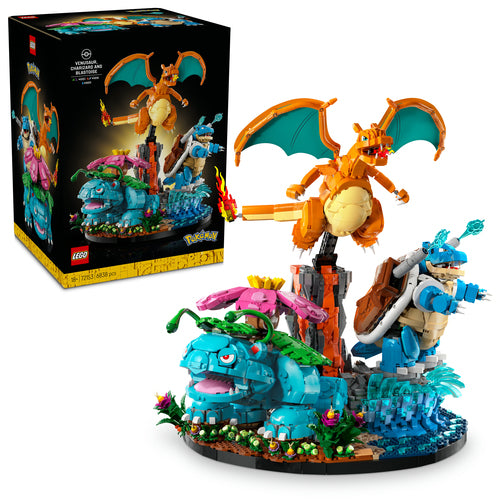 LEGO - Pokémon - Venusaur, Charizard and Blastoise (72153)