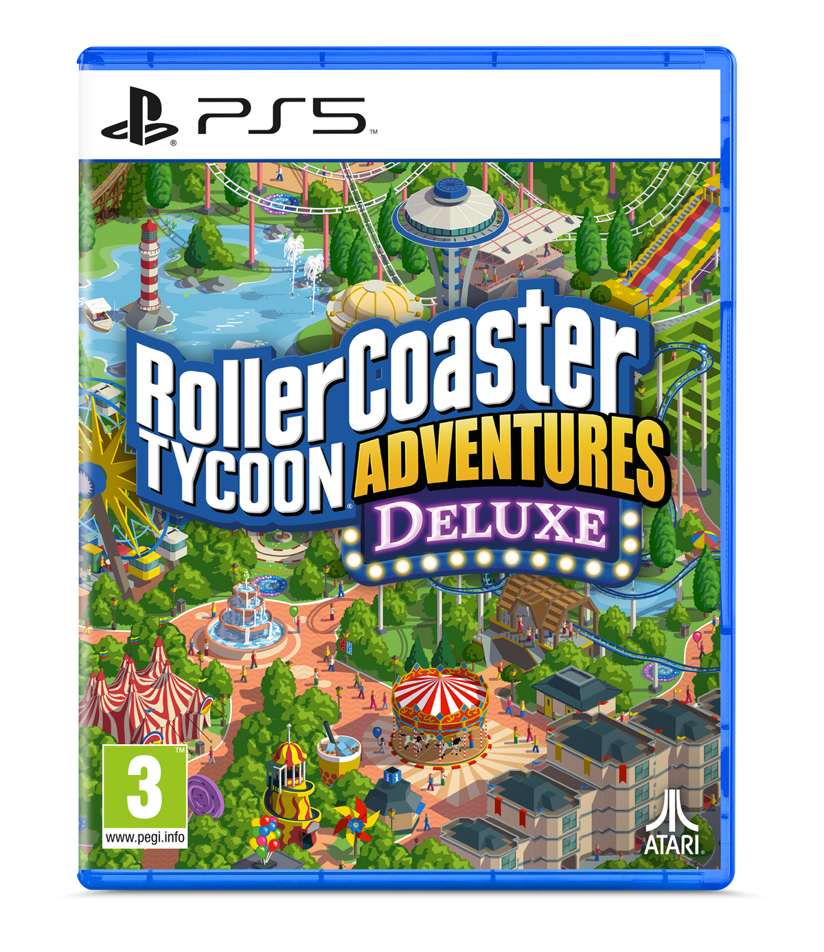 RollerCoaster Tycoon (Adventures Deluxe) – PlayStation 5 – spilomslag