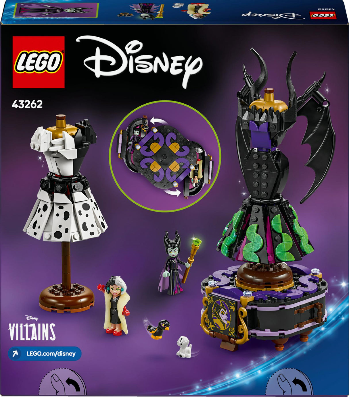 LEGO 43262 Disney Classic The Clothes of Maleficent & Cruella de Vil LEGO