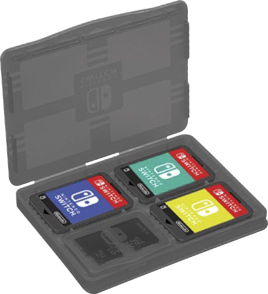 Medfølgende spilkortetuier og microSD-etuier til Nacon Game Traveler MC17
