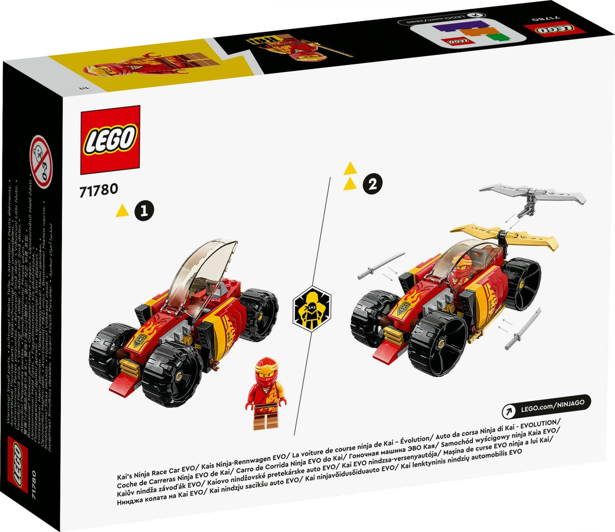 LEGO 71780 Ninjago Kais Ninja Racer EVO LEGO