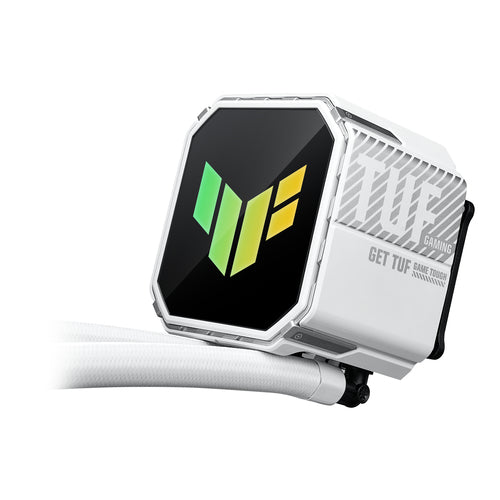 ASUS TUF Gaming LC III 360 ARGB – pumpe set skråt forfra