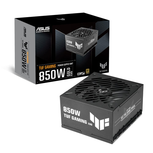 ASUS TUF Gaming 850G EVO – strømforsyning med emballage