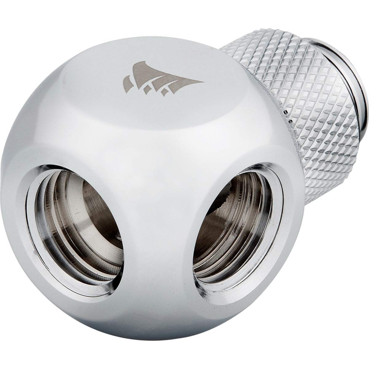 CORSAIR Hydro X Series XF Rotary Y-Splitter Kølevæske system tilpasning 1-pack Sølv