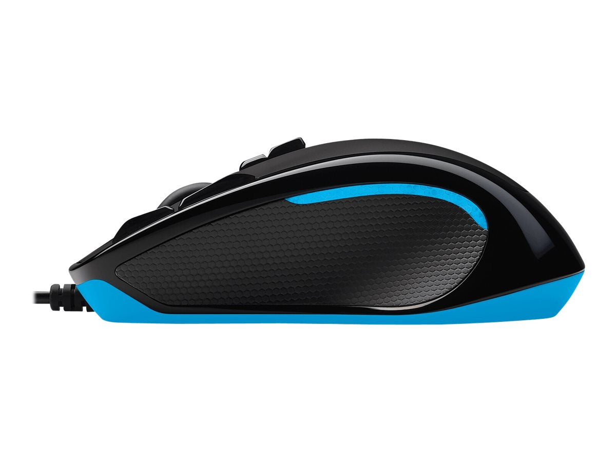 Logitech G300S Optisk kabel Svart
