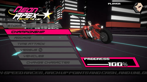 Neon Apex: Beyond the Limit