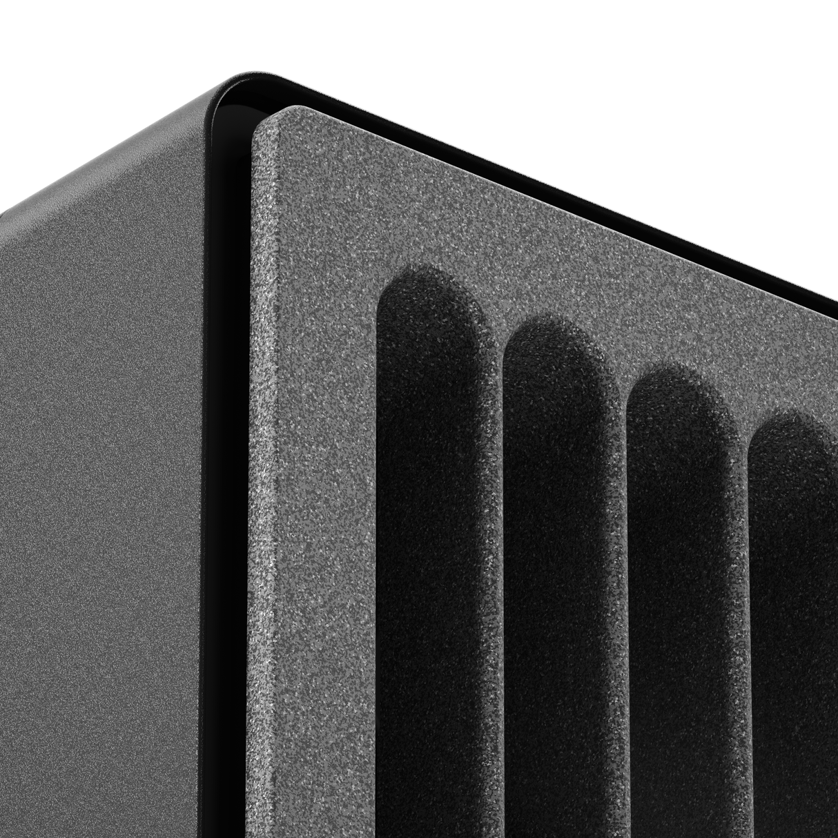 HAVN BF 360 Flow – sort Mid Tower kabinet med præinstallerede high-performance fans HAVN