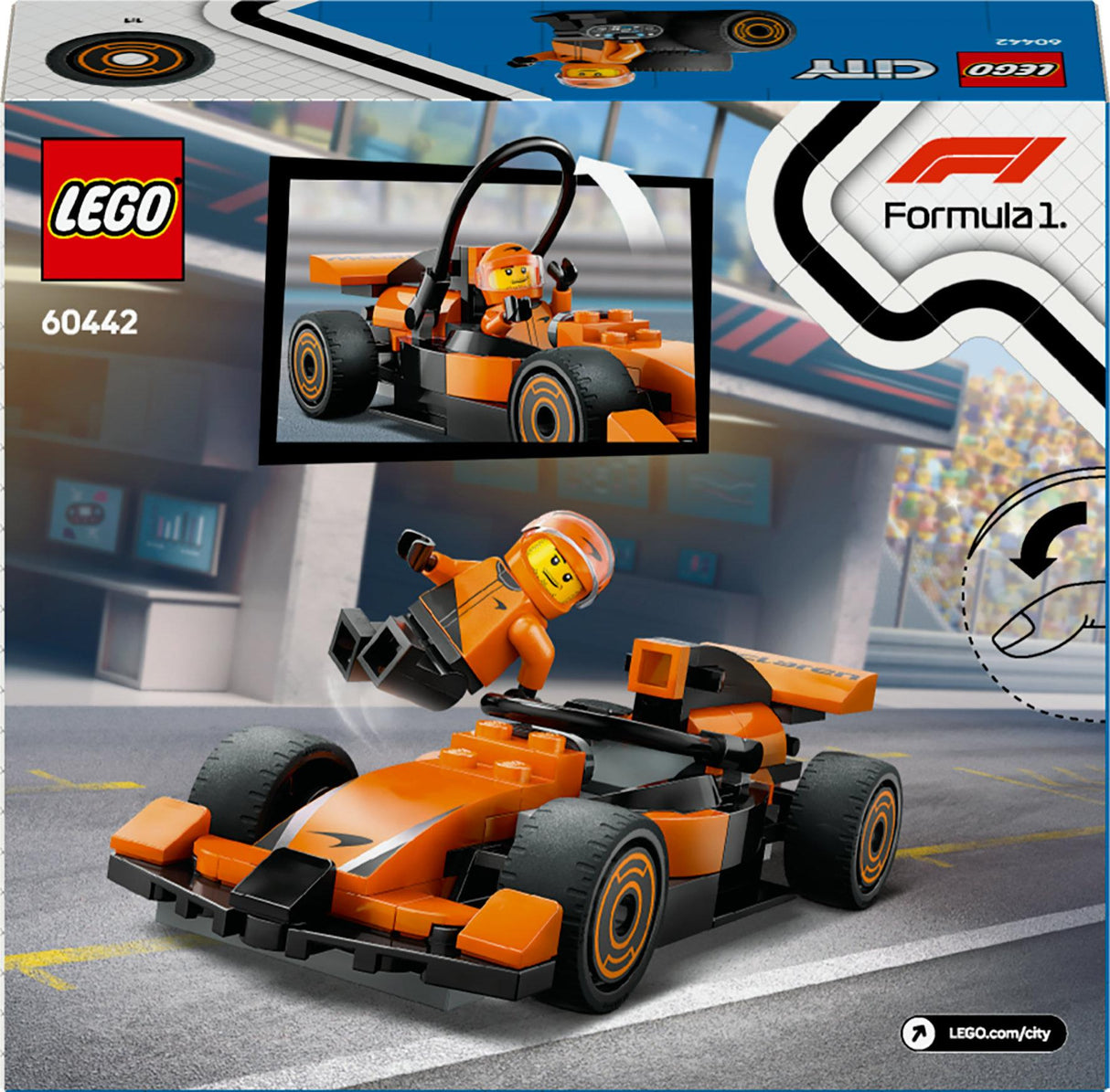 LEGO 60442 City F1 Racer with McLaren Racing Car LEGO