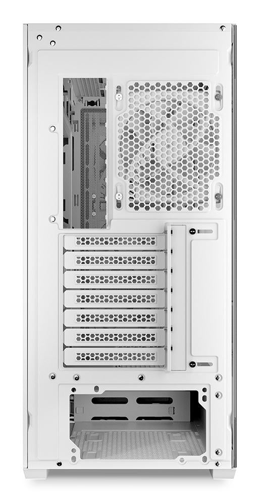 Sharkoon AK5M RGB White Mesh Front Tempered Glass 4x 120mm ARGB PWM Fans USB-C BTF ATX Gaming PC Case Sharkoon