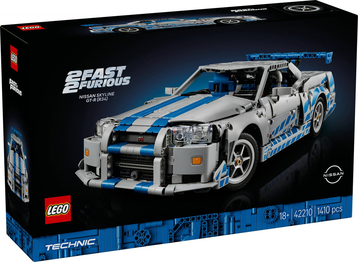 LEGO 42210 Technic 2 Fast 2 Furious Nissan Skyline GT-R(R34) LEGO