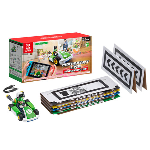 Nintendo Mario Kart Live: Home Circuit – Luigi Set – Luigi-sættets indhold