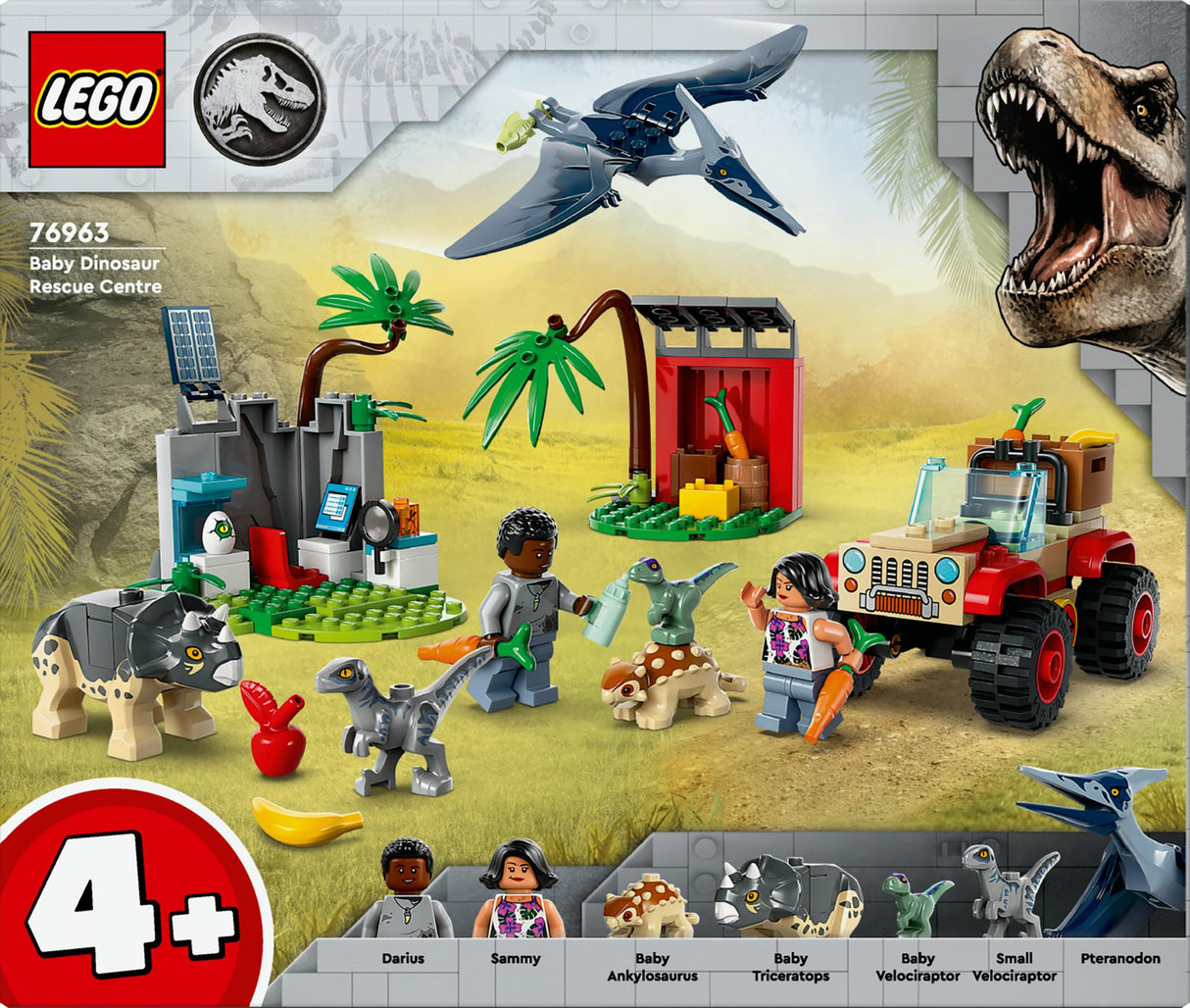 LEGO 76963 Jurassic World Baby Dinosaur Rescue Center LEGO