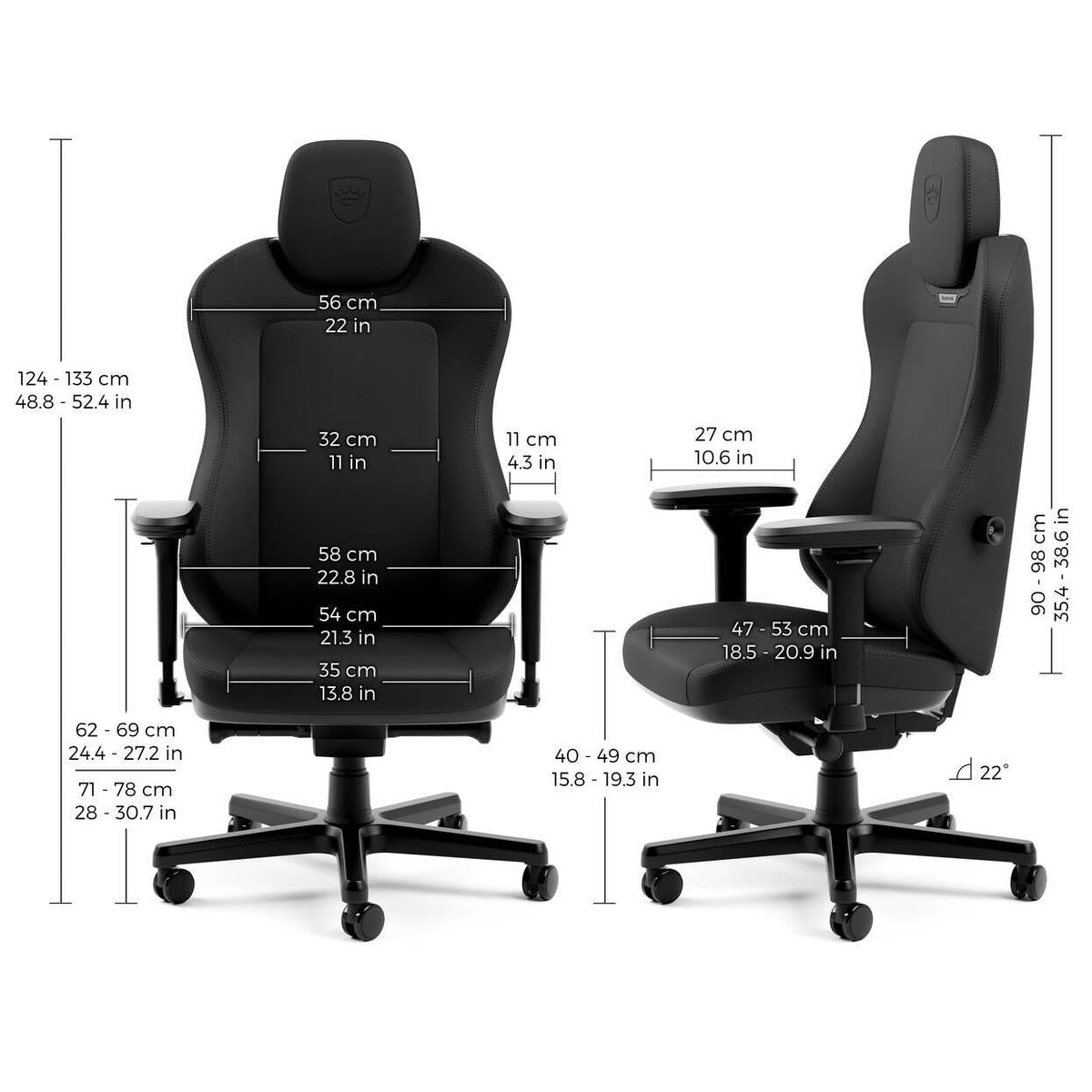 noblechairs Aura Black Edition Pro Gamersware - noblechairs