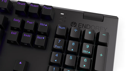 ENDORFY Omnis (schwarz. DE-Layout. Kailh RGB Red)