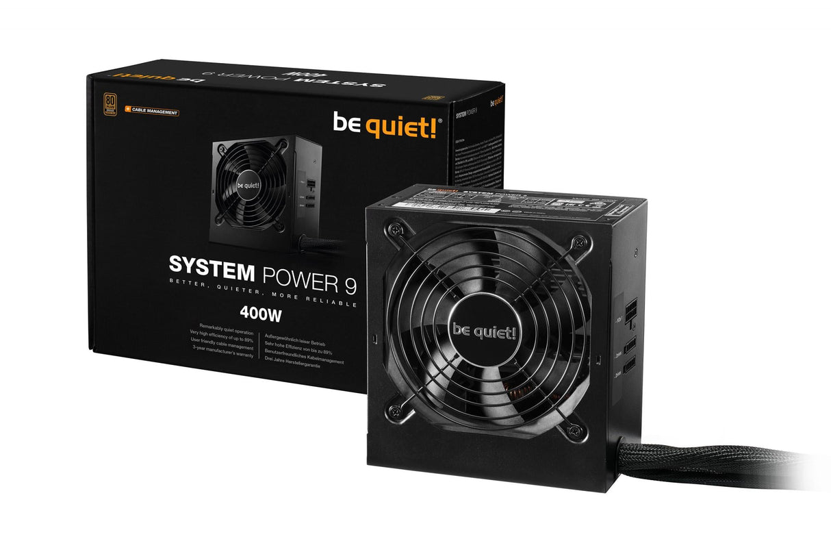 be quietI System Power 9 CM 400W ATX24 Be quiet
