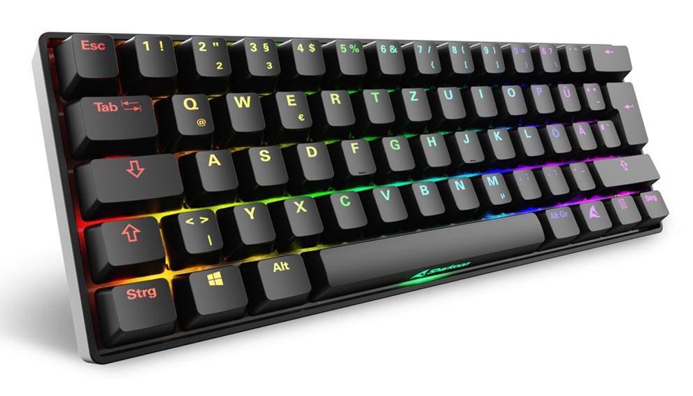 Sharkoon SKILLER SGK50 S4 Gen2 (black, DE layout, Gateron Yellow) Sharkoon