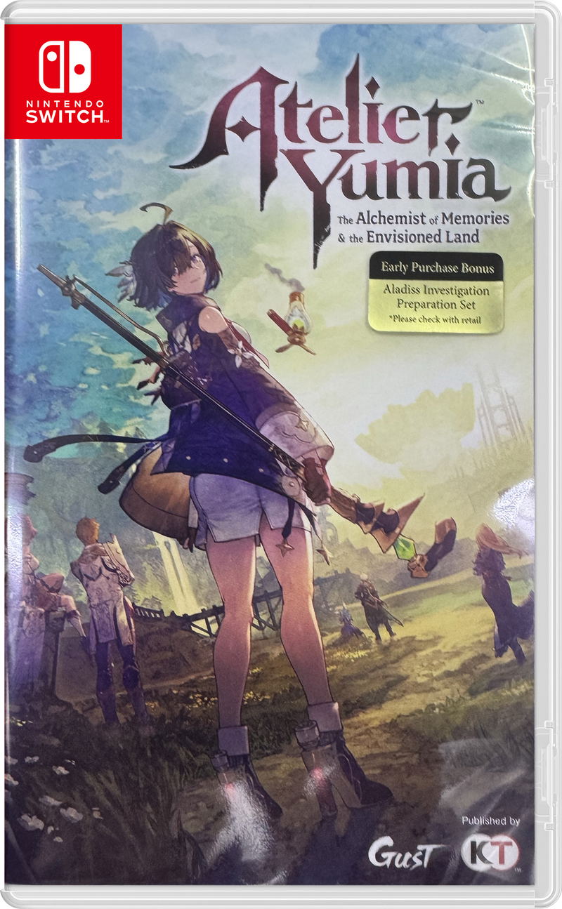 Atelier Yumia: The Alchemist of Memories & the Envisioned Land (Import) – omslag til Nintendo Switch