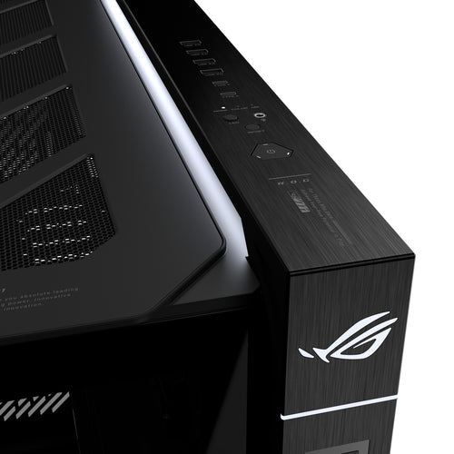 ASUS ROG CRONOX GR801 CURVE TG ARGB BLACK – nærbillede af produktets detaljer