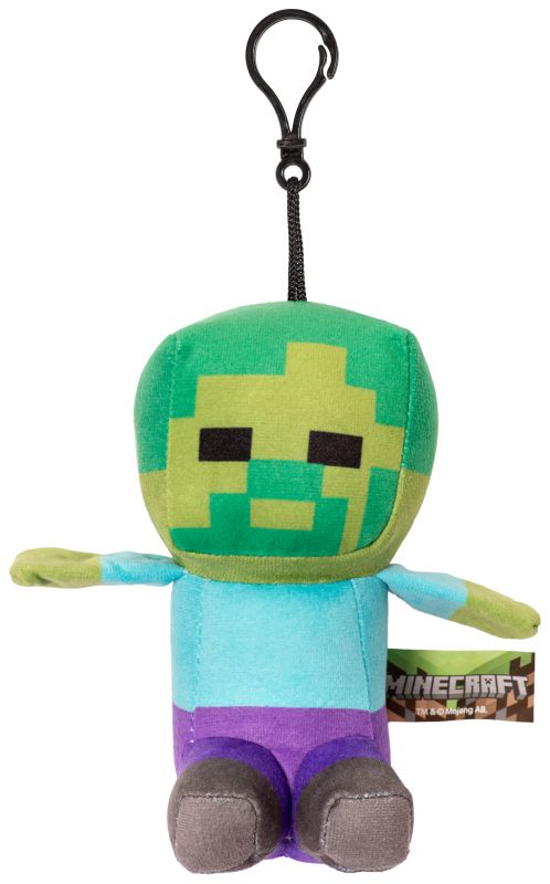 Minecraft Plush Pendant – Zombie - 15cm