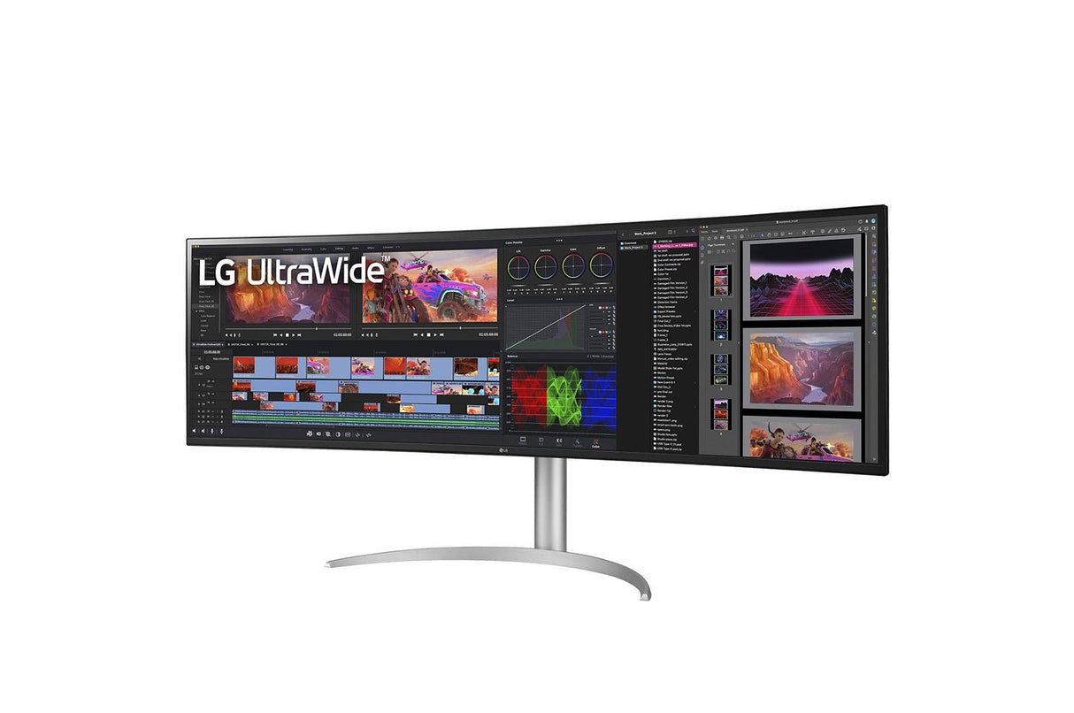 LG 49WQ95X-W 49 5120 x 1440 (UltraWide) HDMI DisplayPort USB-C 144Hz Dockingskærm LG Electronics