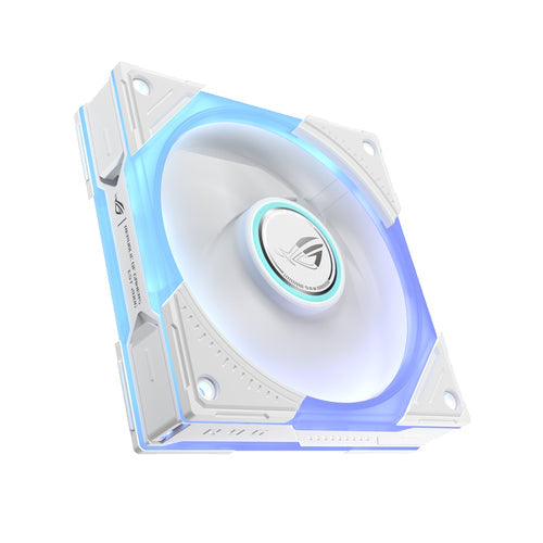 ASUS ROG Eurux GR120 ARGB Reverse – hvid 120 mm blæser, 1 stk. – produktbillede 2