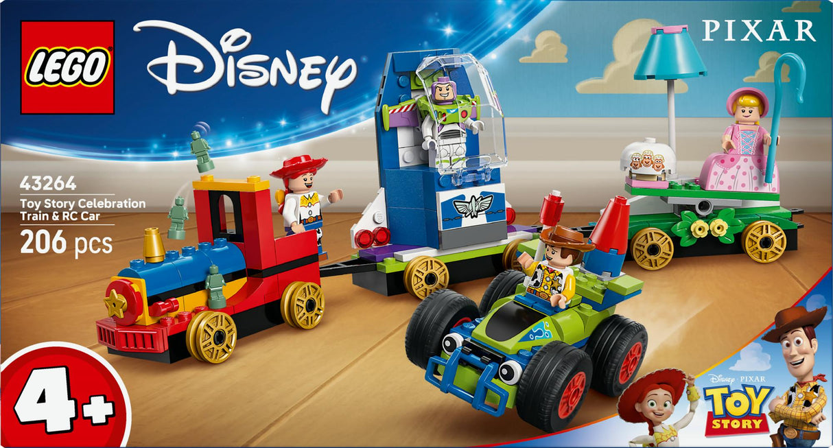 LEGO 43264 Disney Pixar Party Train and the RC Car from Toy Story LEGO