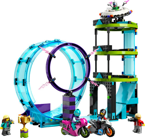 LEGO City Stuntz 60361 – Ultimativ stuntudfordring – bygget stuntbane med motorcykler og minifigurer