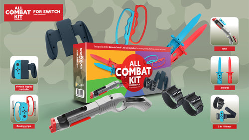 Maxx Tech All Combat Kit – tilbehørssæt til Switch Joy-Con – produktbillede 5