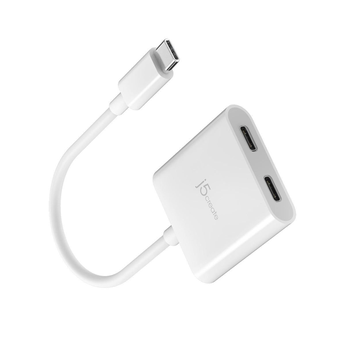 J5 USB-C TO DUAL USB-C WITH VIDEO OR POWER DELIVERY J5
