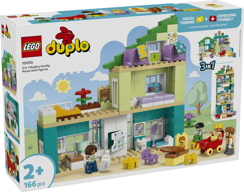 LEGO - DUPLO Town - 3-in-1 Modern Family House with Figures (10470) Lego