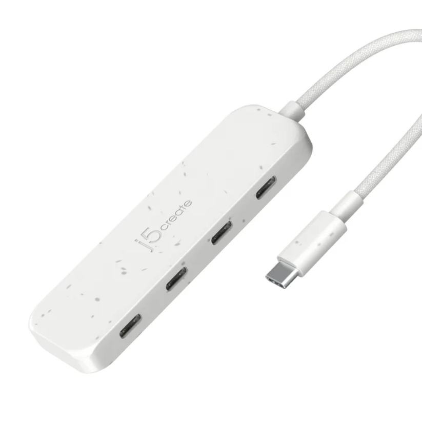 j5create JCH345EW-N USB-C-hub med fire USB-C-porte – produktbillede 4