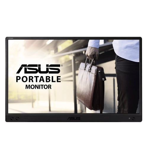ASUS ZenScreen MB166C – set lige forfra i vandret position