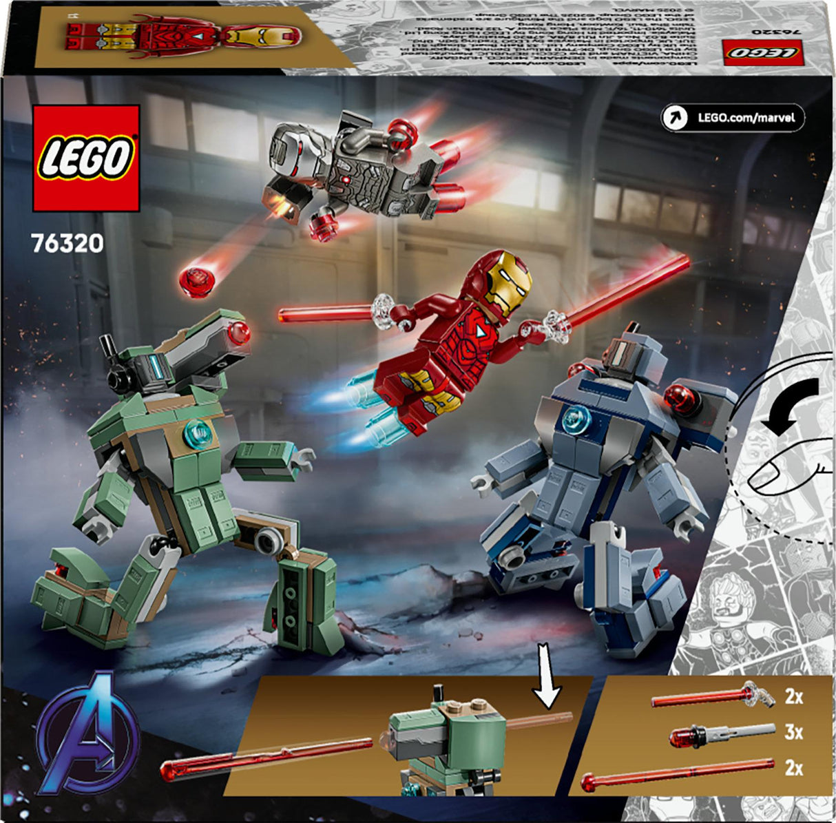 LEGO - Super Heroes - Iron Man & War Machine vs. Hammer Drones (76320) LEGO