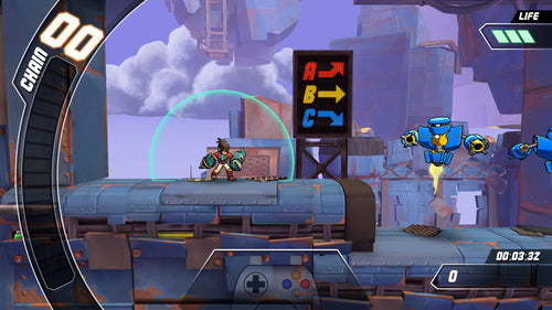 Skybolt Zack (Code in a box) – Nintendo Switch – skærmbillede 1