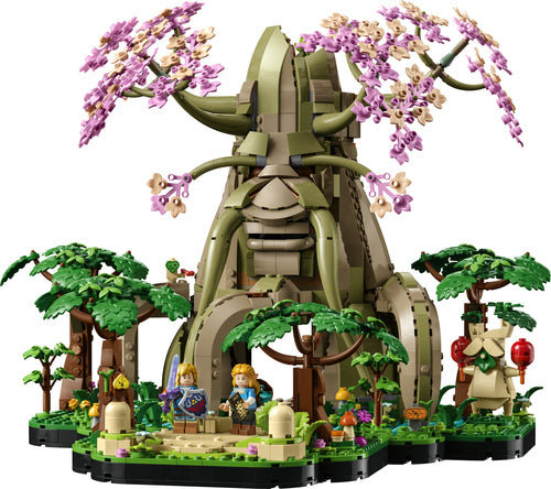 LEGO The Legend of Zelda 77092 – Deku-træet 2-i-1 – Deku-træet med lyserøde blomster og minifigurer