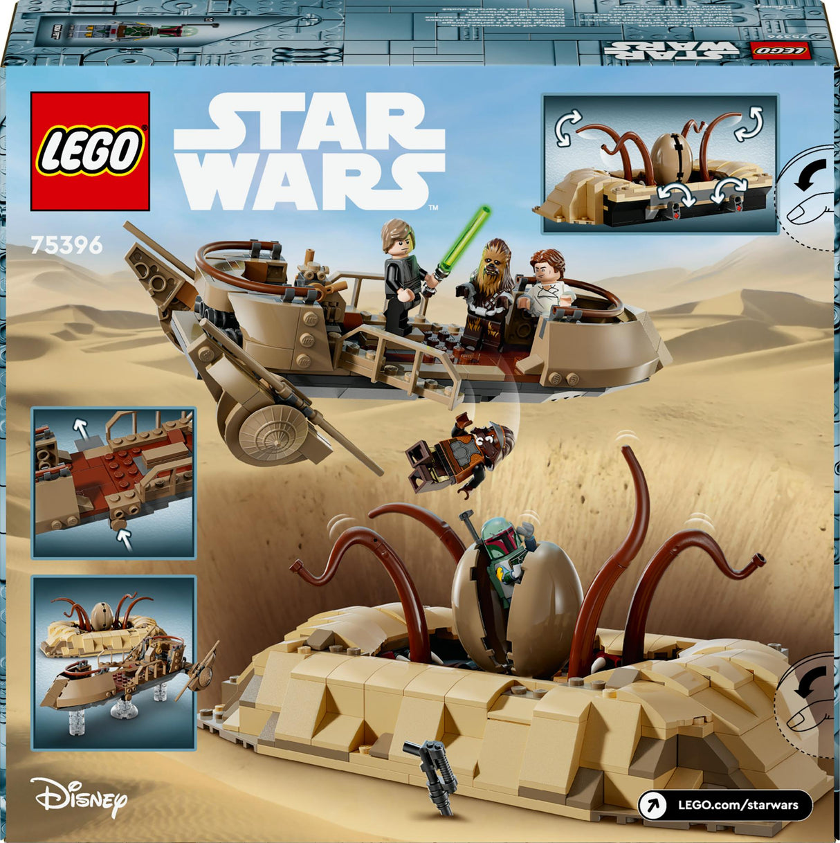 LEGO 75396 Star Wars Desert Skiff and Sarlacc Pit LEGO